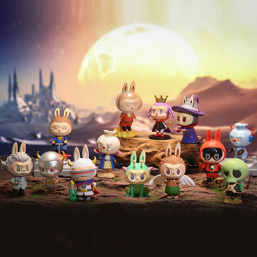 LABUBU Space Adventure Series 12PC Blind Box Toy Box Bulk Popular Collectible Random Art Toy Hot Toys Cute Figure Creative Gift, for Christmas Birthday Party Holiday